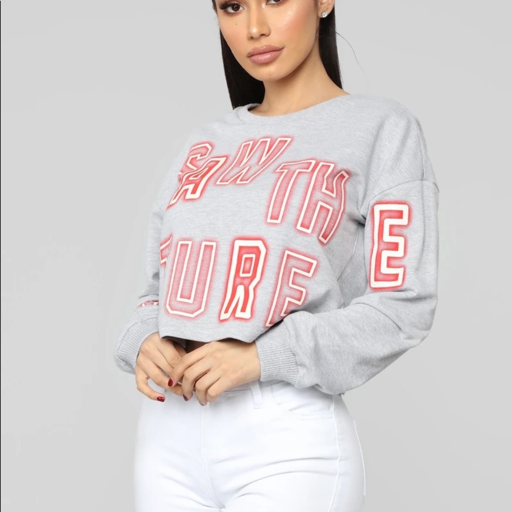 Saw the future glow in the dark sweater